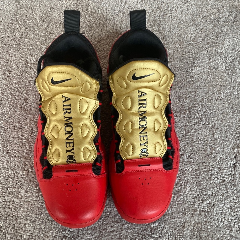 Nike Air More Money Sneakers - University Metallic Gold